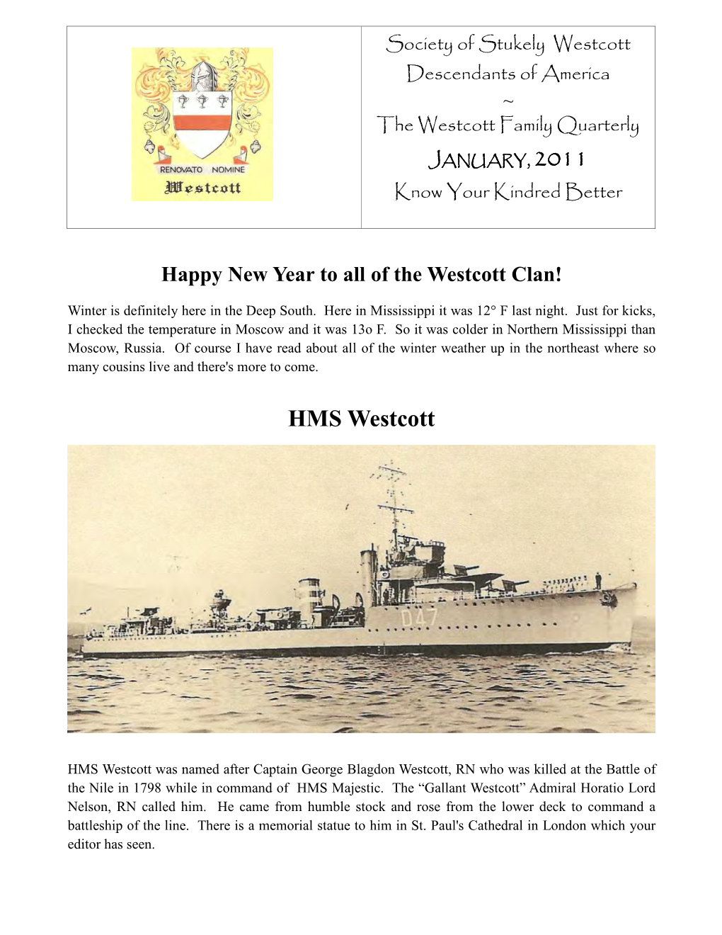 HMS Westcott