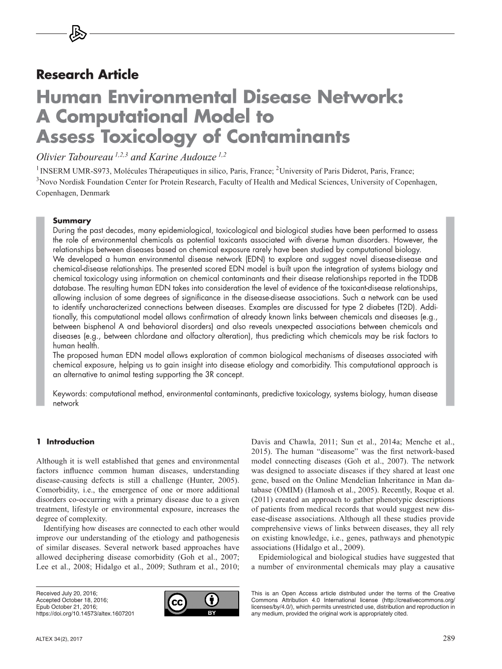 Human Environmental Disease Network