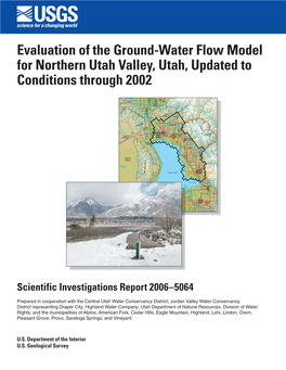 Evaluation of the Ground-Water Flow Model for Northern Utah Valley, Utah, Updated To