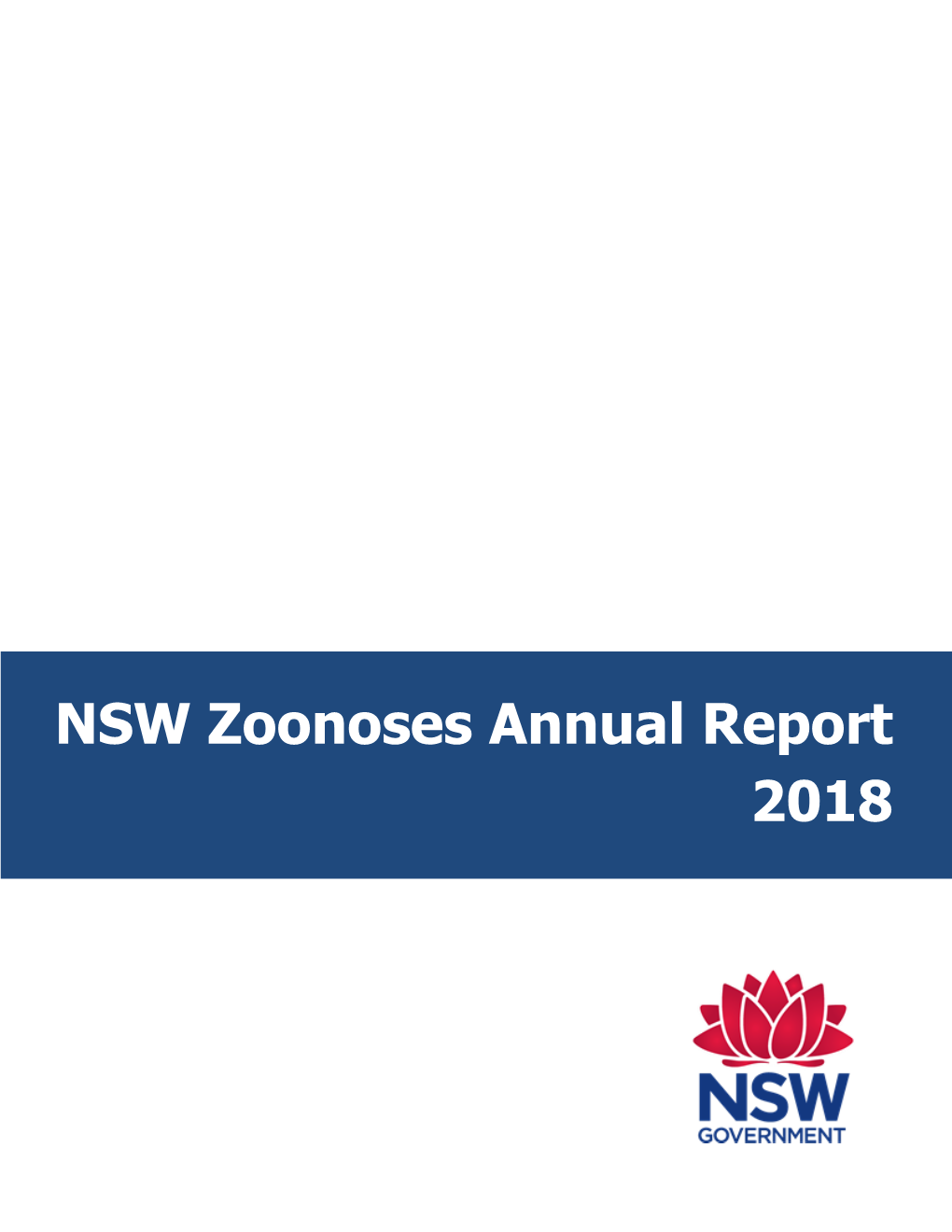 NSW Zoonoses Annual Report 2018