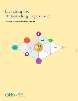 Elevating the Onboarding Experience