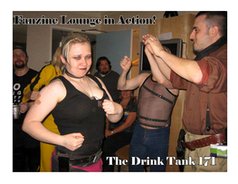 Fanzine Lounge in Action! the Drink Tank