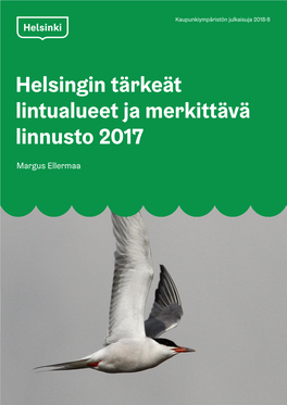 Helsingin Tärkeät Lintualueet Ja Merkittävä Linnusto 2017