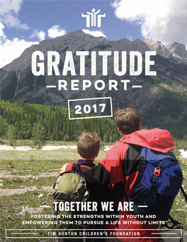 2017 Gratitude Report