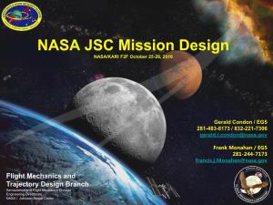 NASA JSC Mission Design NASA/KARI F2F October 25-26, 2016