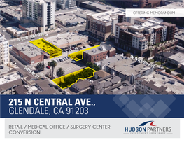 215 N Central Ave., Glendale, Ca 91203