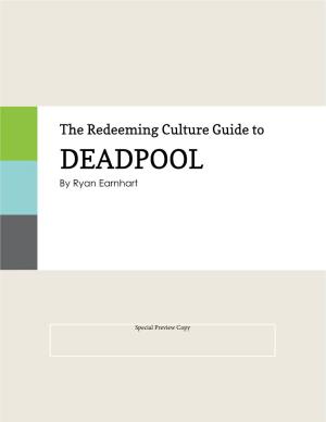 Deadpool Killustrated What’S All This Then? Deadpool, Redeeming Culture, and This Book