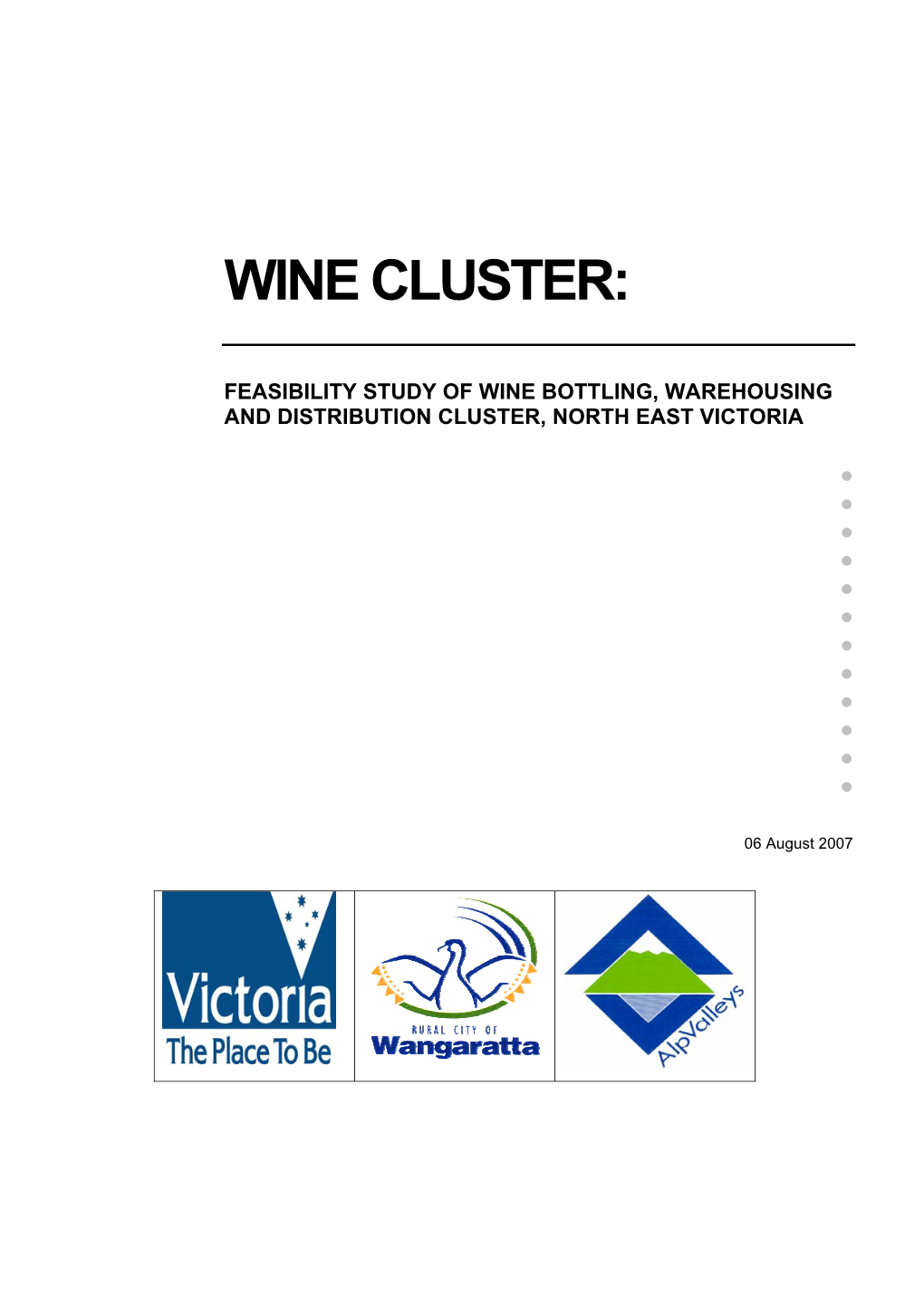Wine Bottling Report 2007