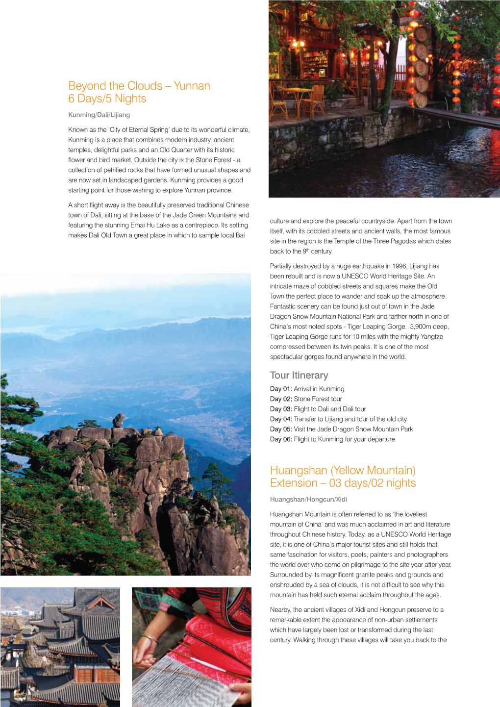 Beyond the Clouds – Yunnan 6 Days/5 Nights