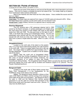 Isle Royale Information