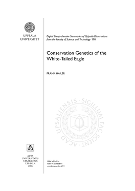 Conservation Genetics of the White-Tailed Eagle