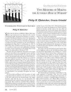Lutheran Forum Vol. 43, No. 2, Summer 2009