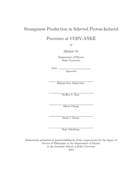 Strangeness Production in Selected Proton-Induced Processes at COSY-ANKE