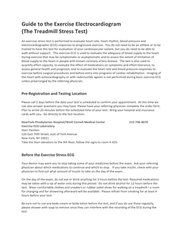 Guide to Exercise Electrocardiogram