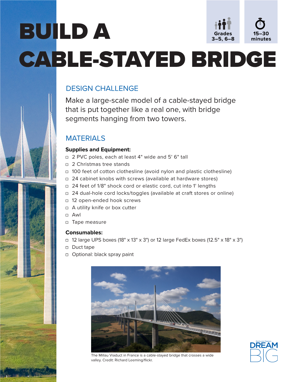 Build a Cable-Stayed Bridge 2 Prepare the Cables: 1