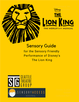 Lion King Sensory Guide R