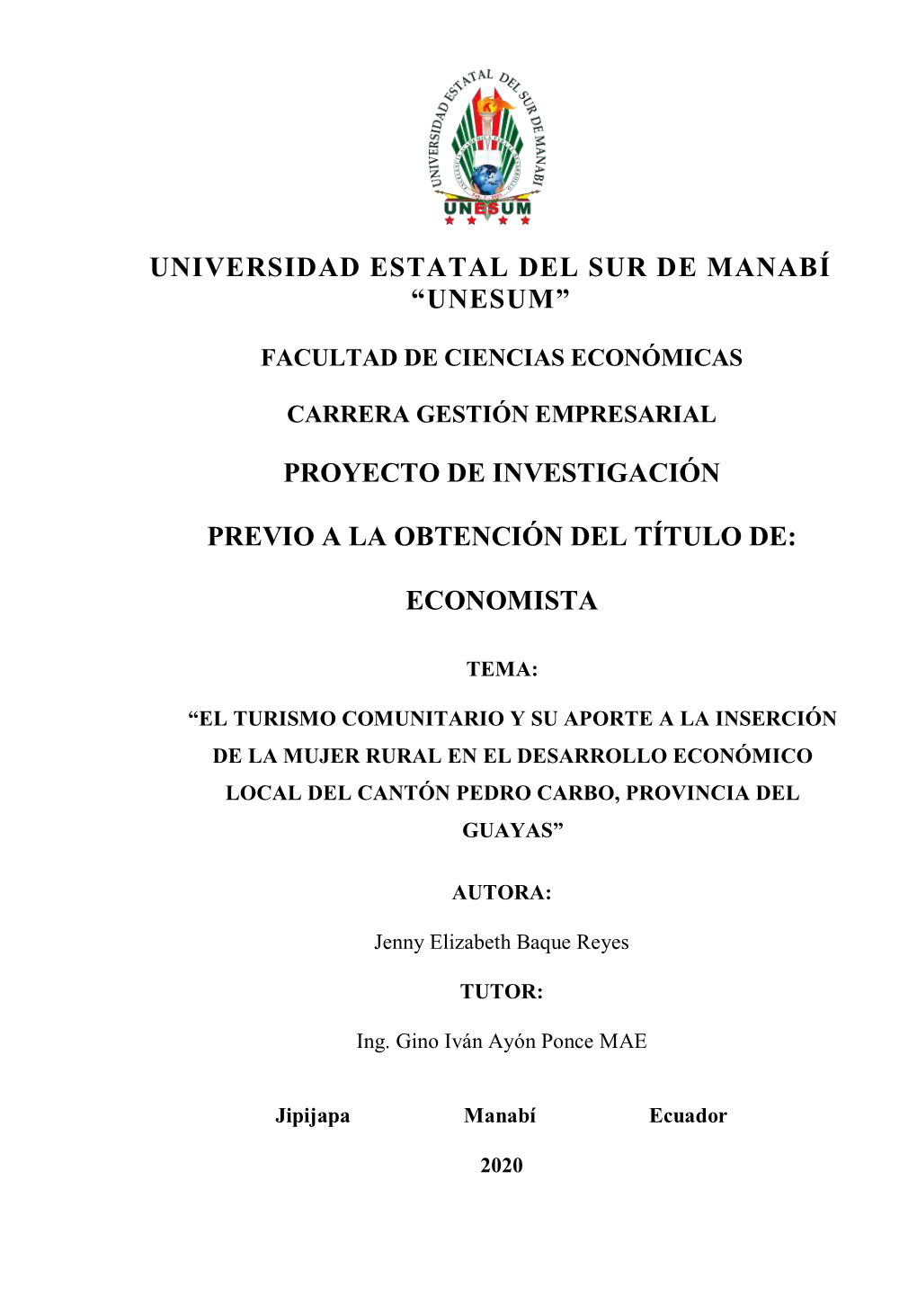 Proyecto De Investigación