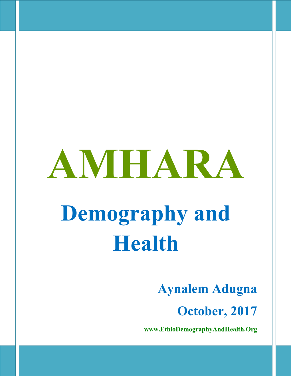 Demography and Health