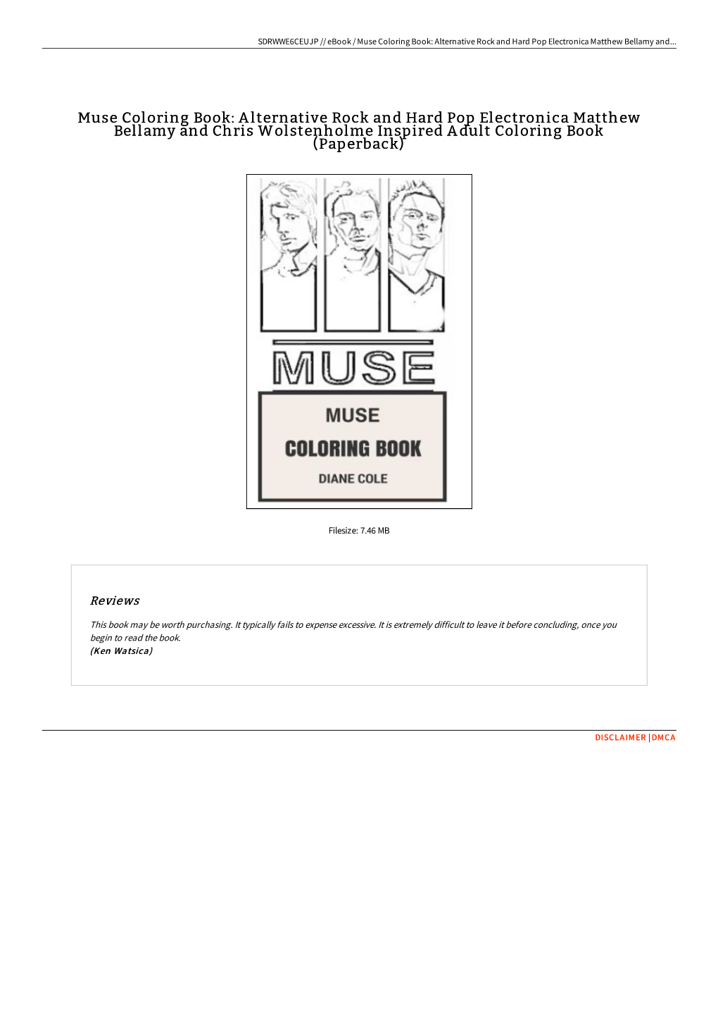 Find PDF » Muse Coloring Book: Alternative Rock and Hard Pop Electronica Matthew Bellamy and Chris Wolstenholme Inspired Adult