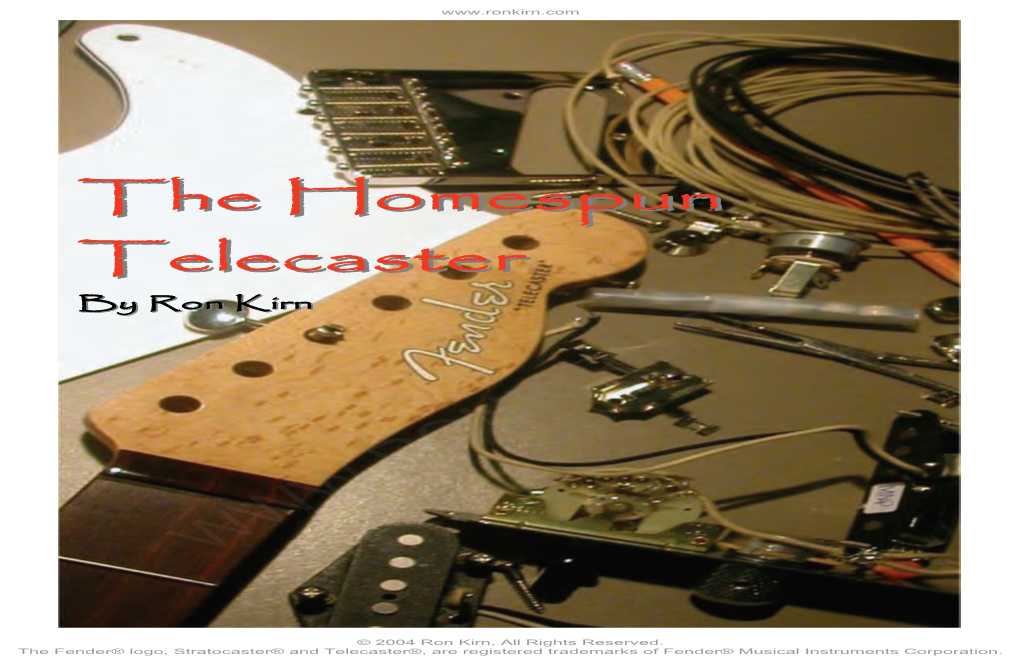 The Homespun Telecaster