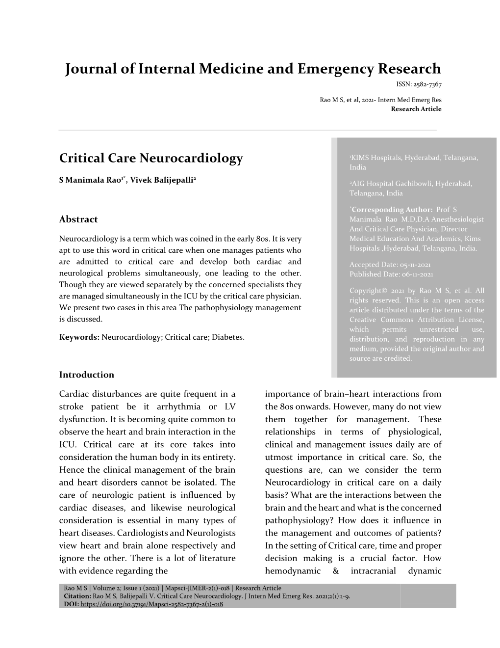 Critical Care Neurocardiology