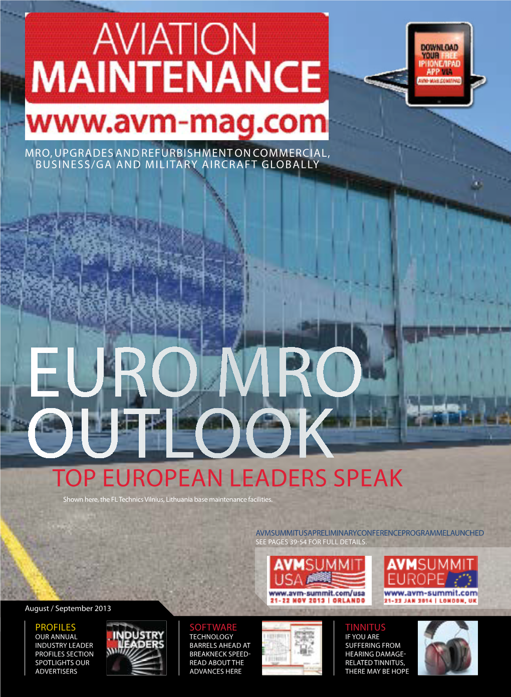 Top European Leaders Speak Shown Here, the FL Technics Vilnius, Lithuania Base Maintenance Facilities