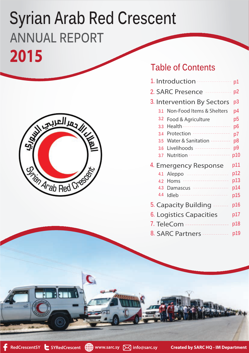 ANNUAL REPORT 2015 Table of Contents