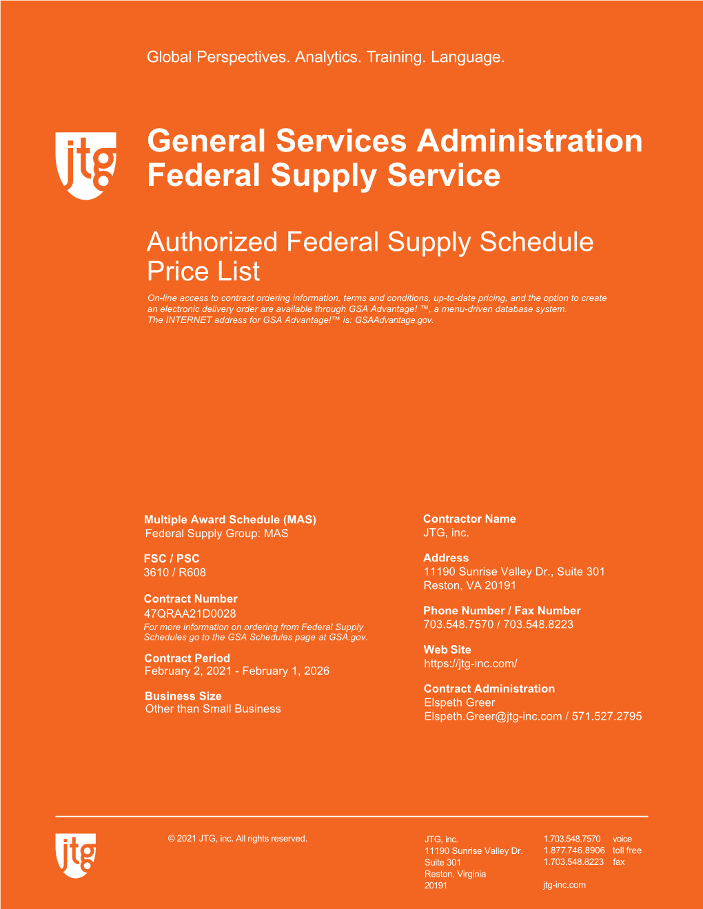 General Services Administration Federal Supply Service