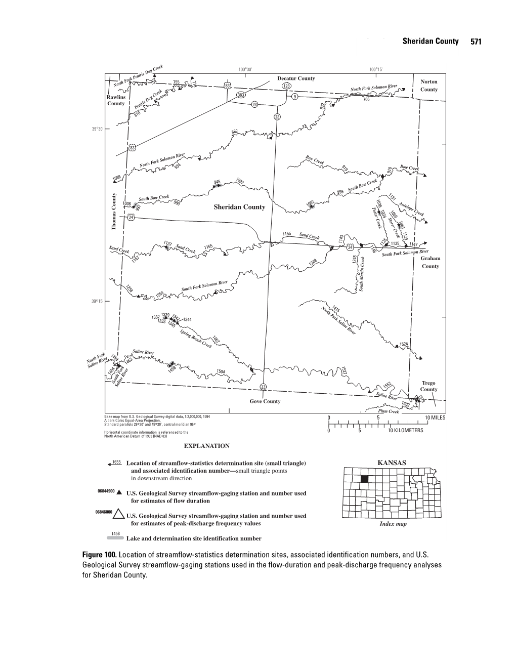 Estimates of Flow Duration, Mean Flow, and Peak-Discharge