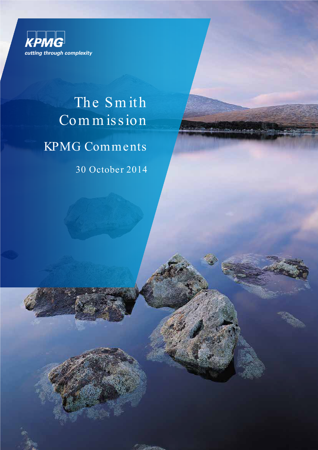 The Smith Commission KPMG Comments