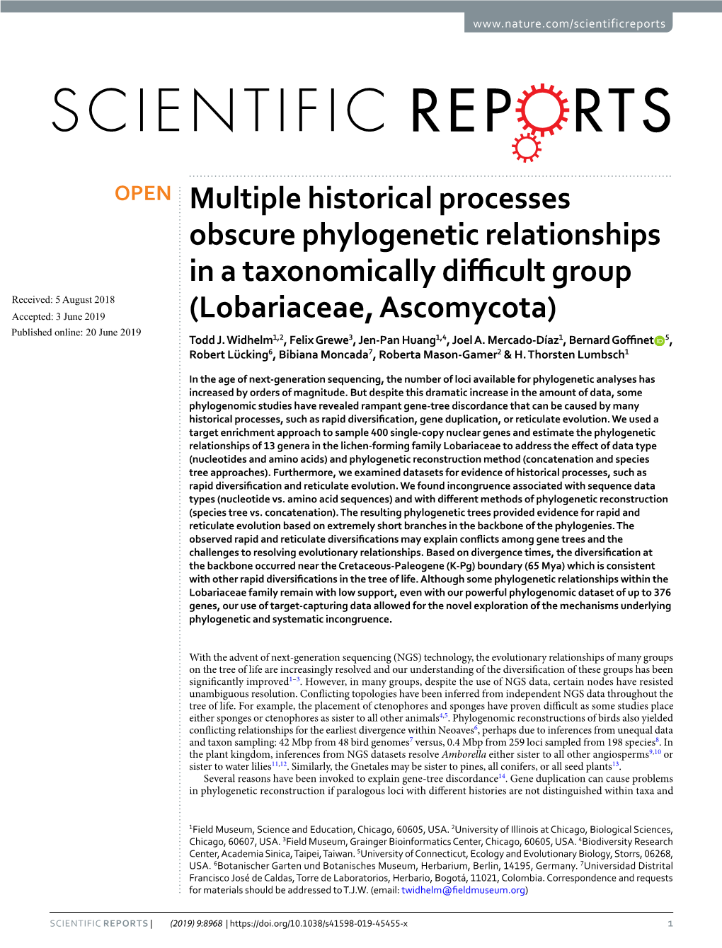 Multiple Historical Processes Obscure Phylogenetic Relationships