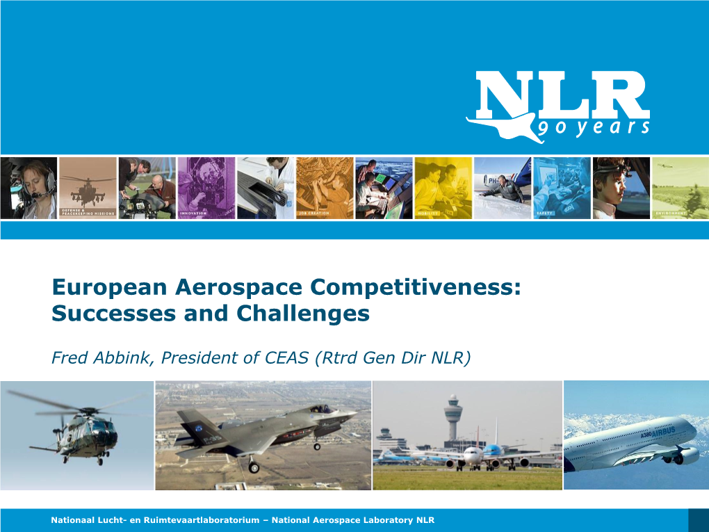 European Aerospace Competitiveness: Successes and Challenges