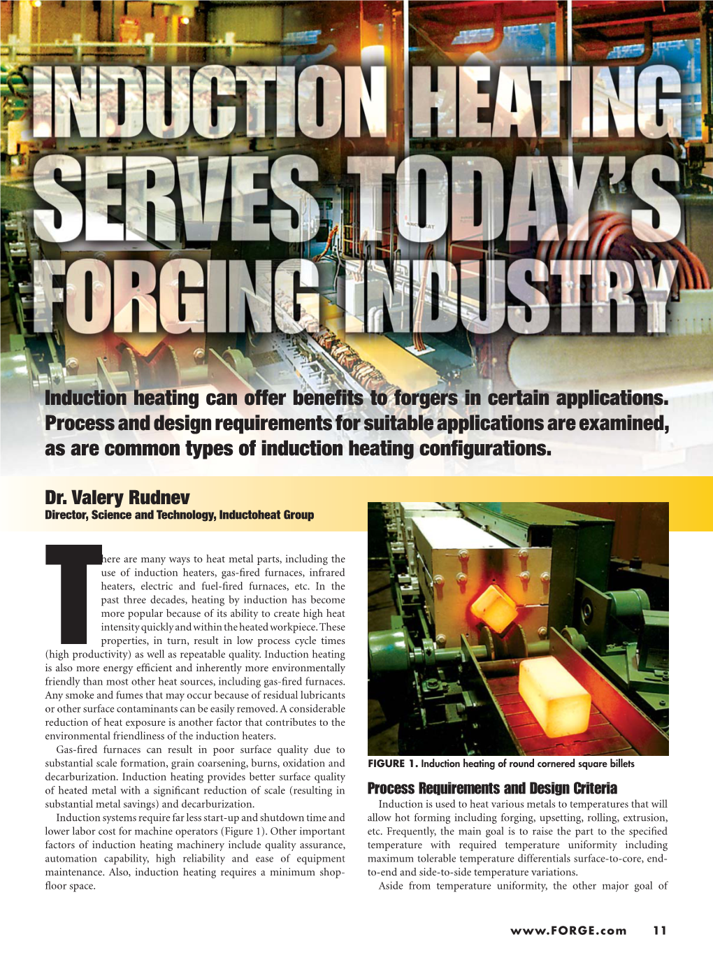 Induction Heating Serves Today's Forging Industry