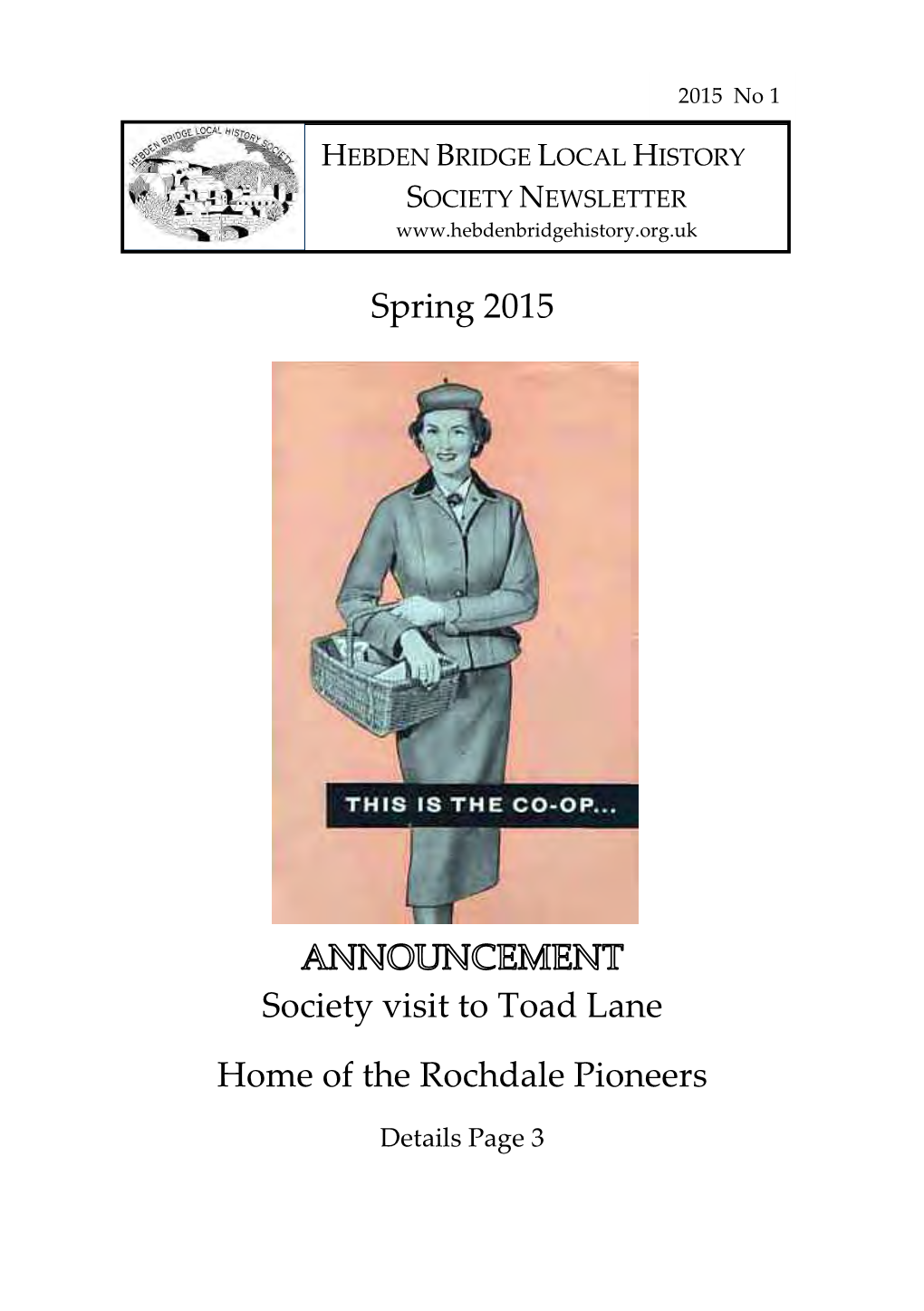 Spring 2015 Newsletter