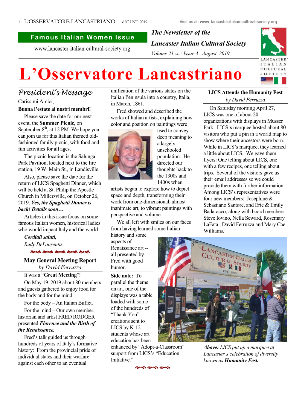 LICS Newsletter August 2019.Pdf