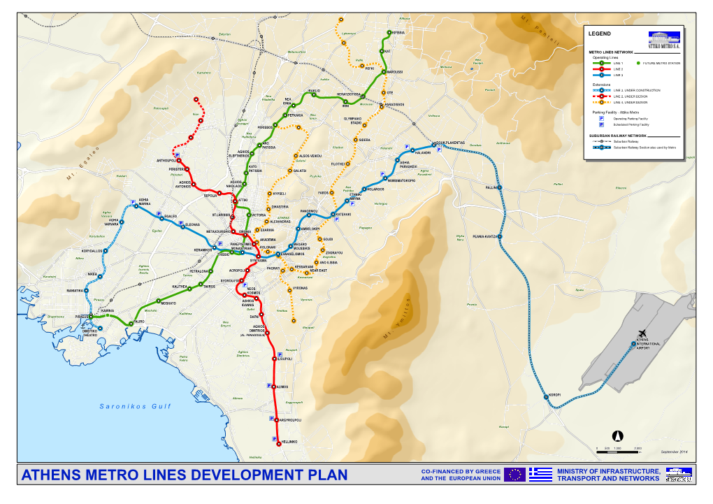 Athens Metro Lines Development Plan and the European Union Transport and Networks