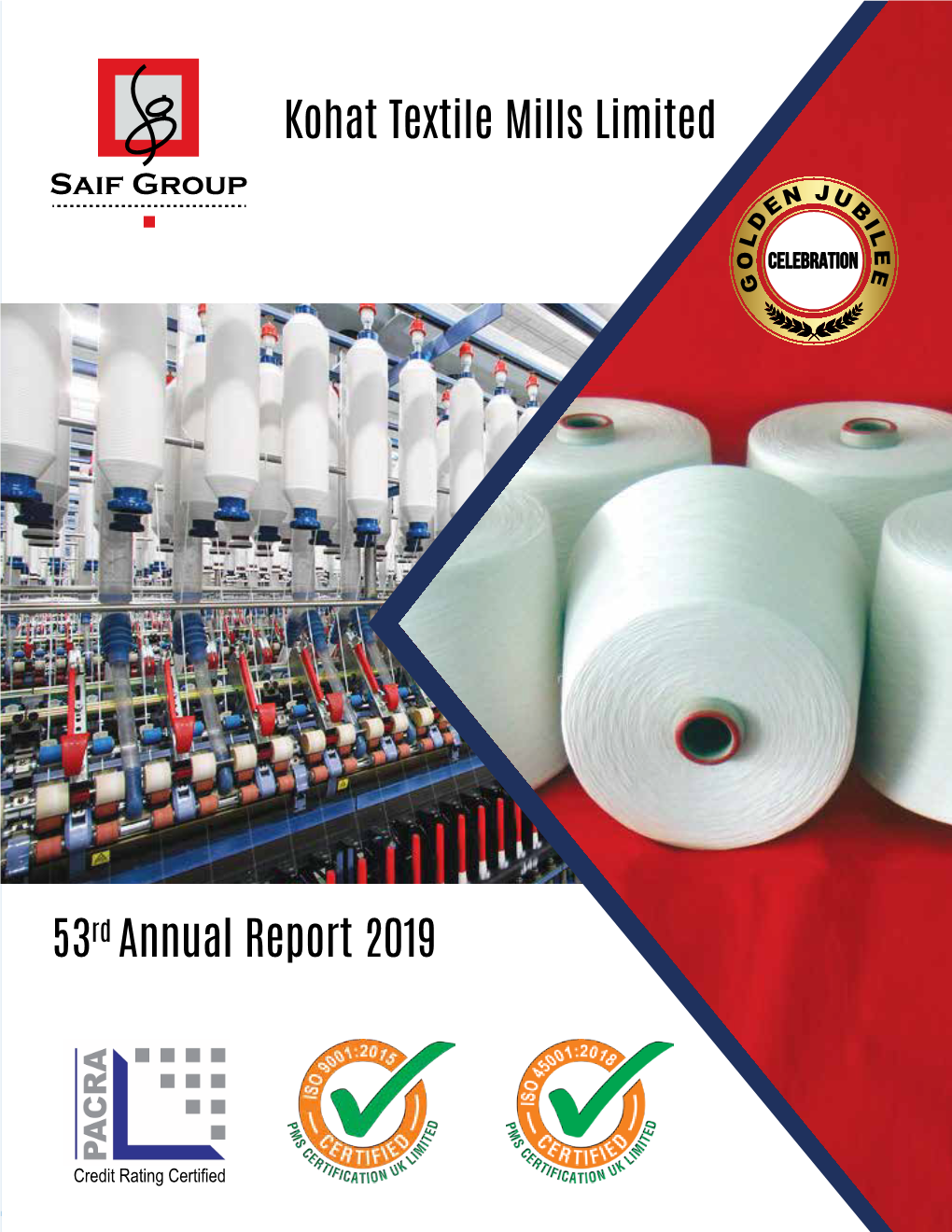 Kohat Textile Mills Limited 53Rd Annual Report 2019