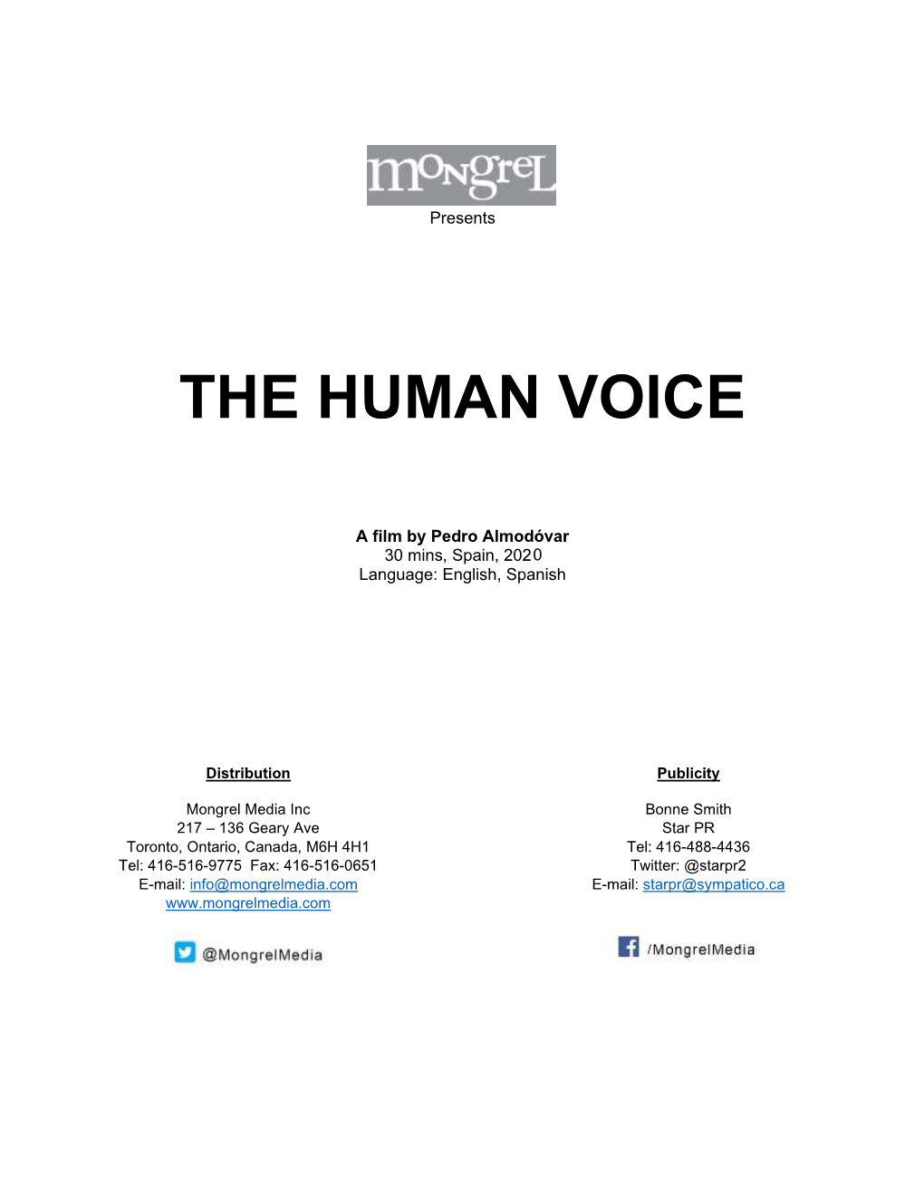 The Human Voice