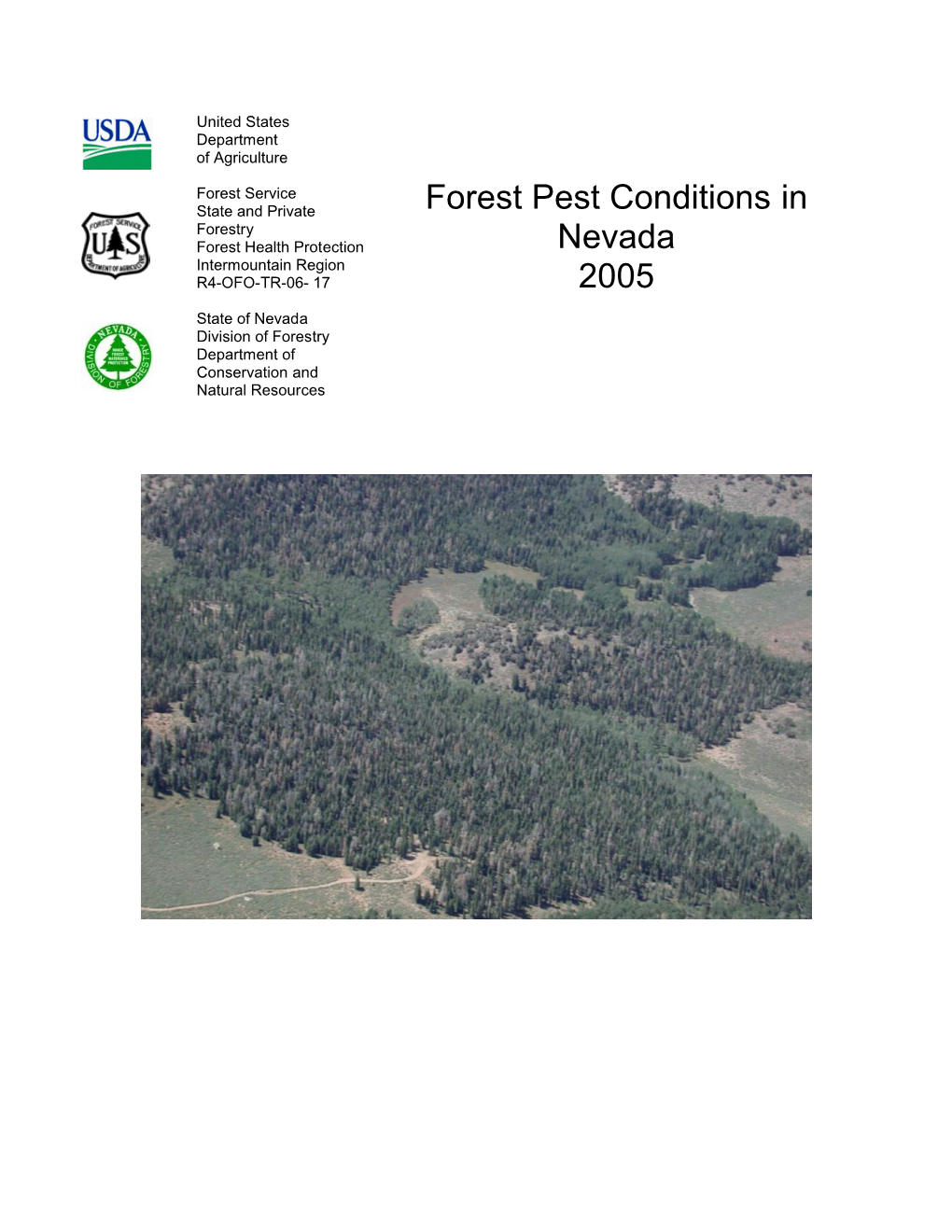 Forest Pest Conditions in Nevada 2005