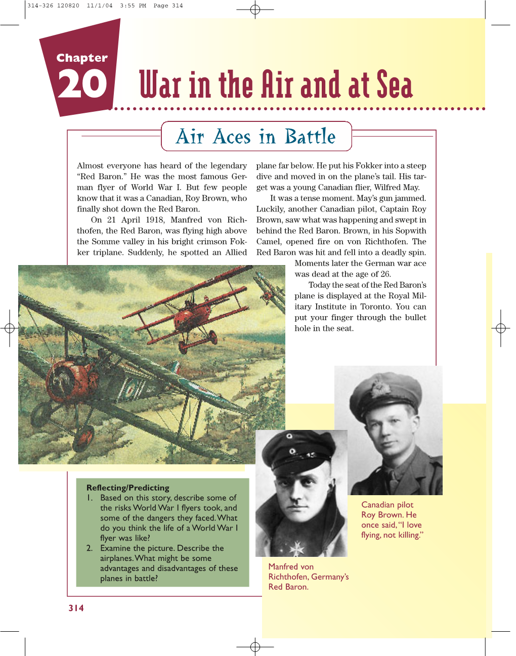 20 War in the Air and at Sea Air Aces in Battle