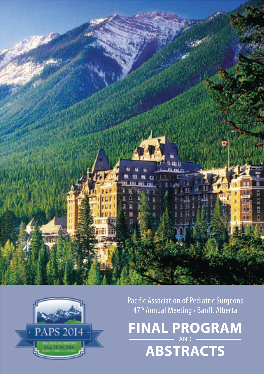 PAPS 2014 Banff Booklet