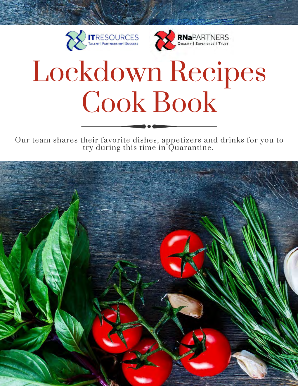 Lockdown Recipes Cook Book