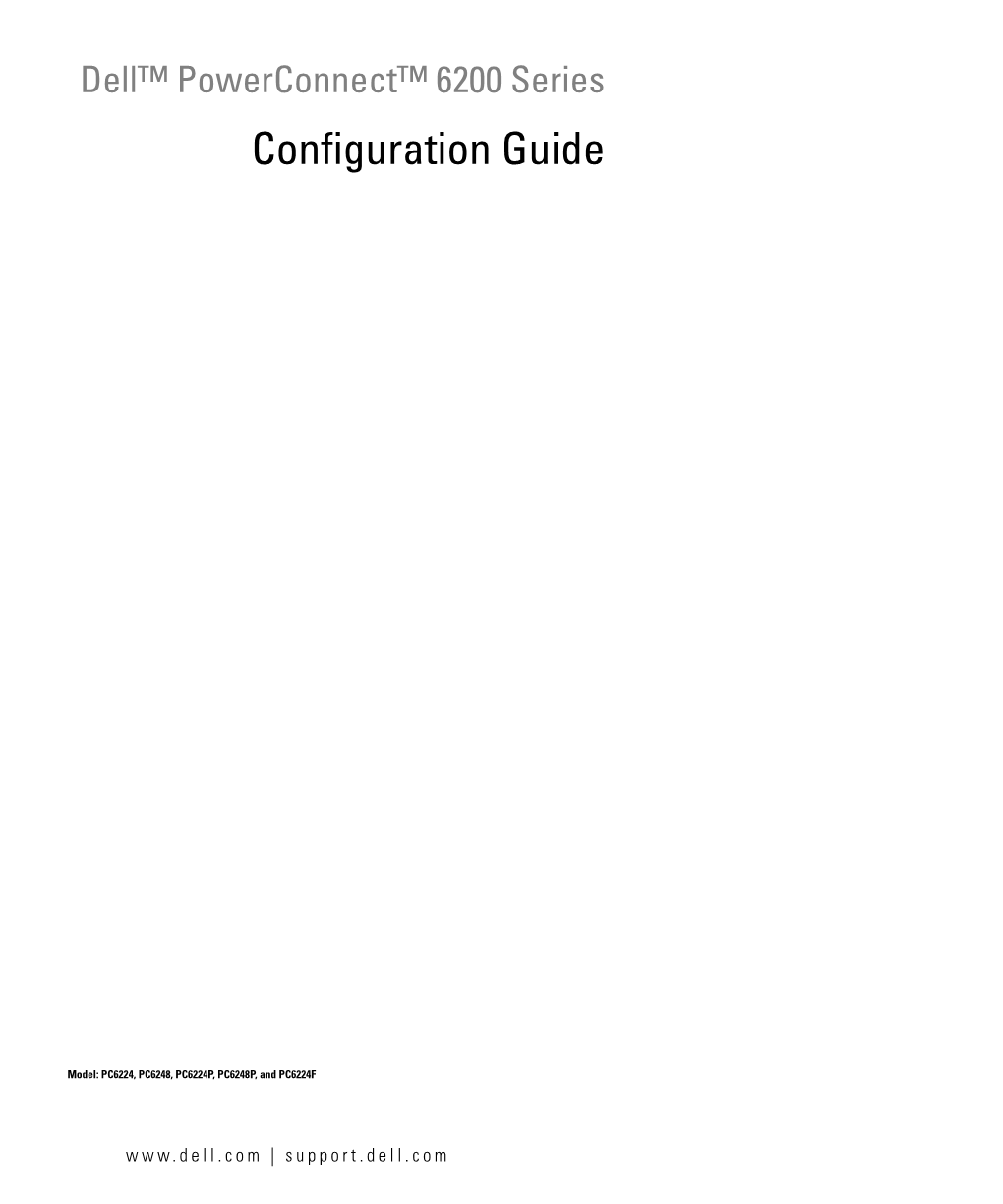 Powerconnect 6248 Configuration Guide