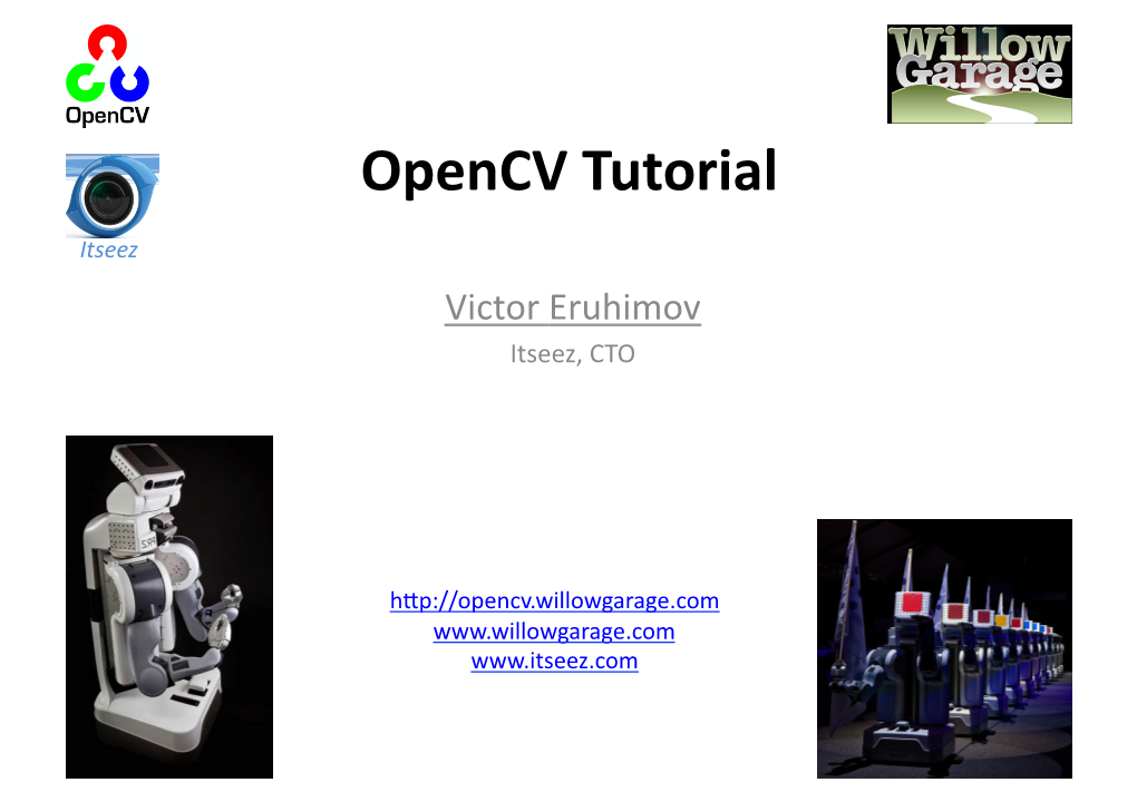 Opencv Tutorial