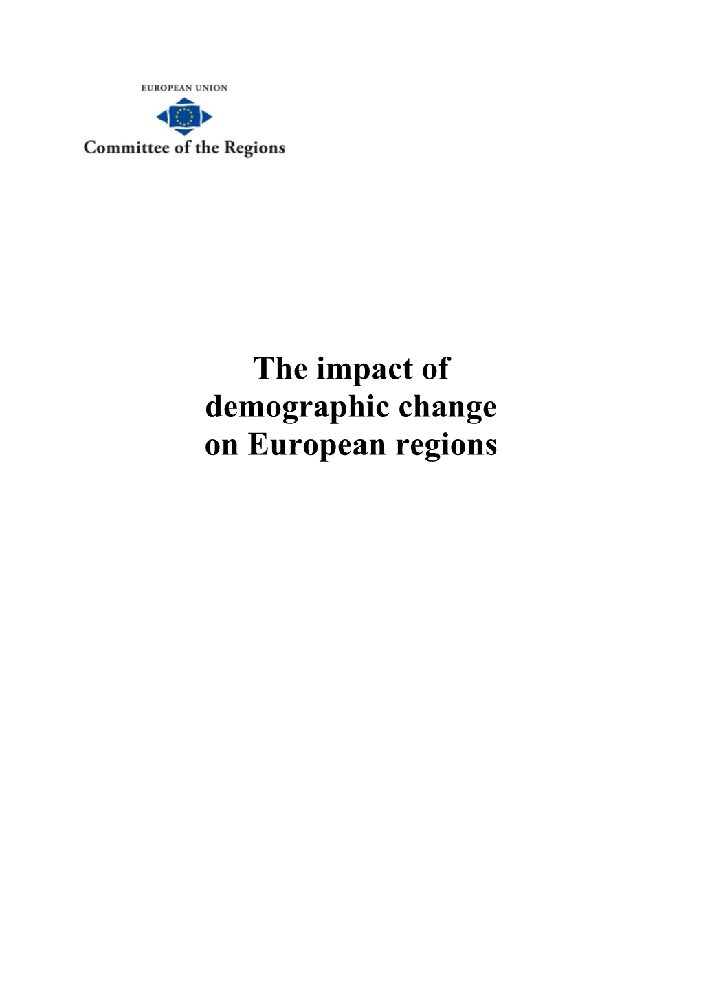 The Impact of Demographic Change on European Regions