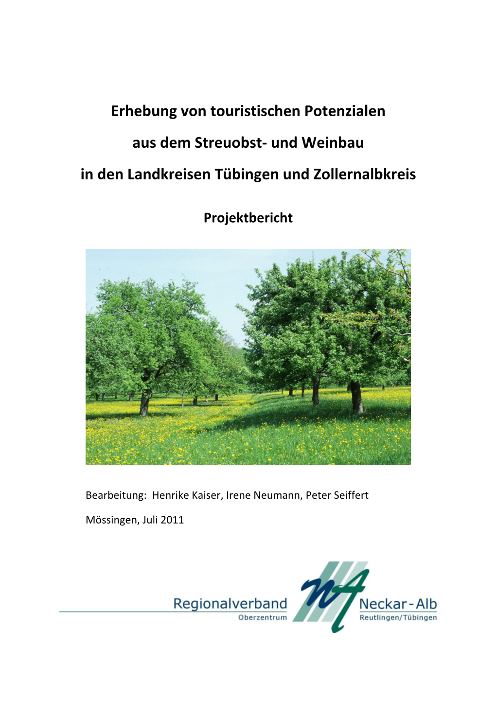 Projektbericht Streuobst Weinbaupotenziale