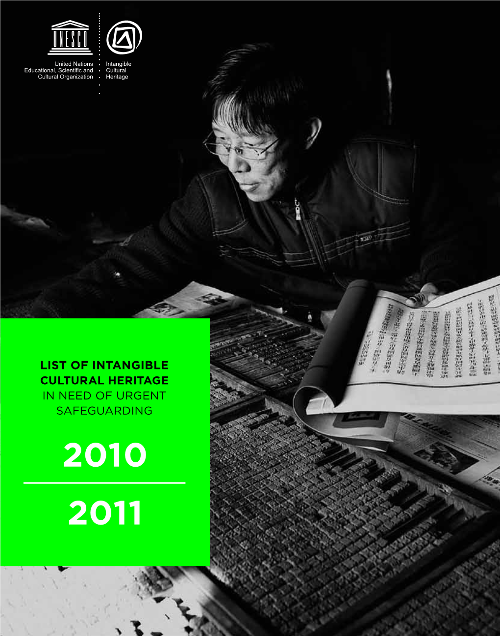 List of Intangible Cultural Heritage in Need of Urgent Safeguarding 2010 2011