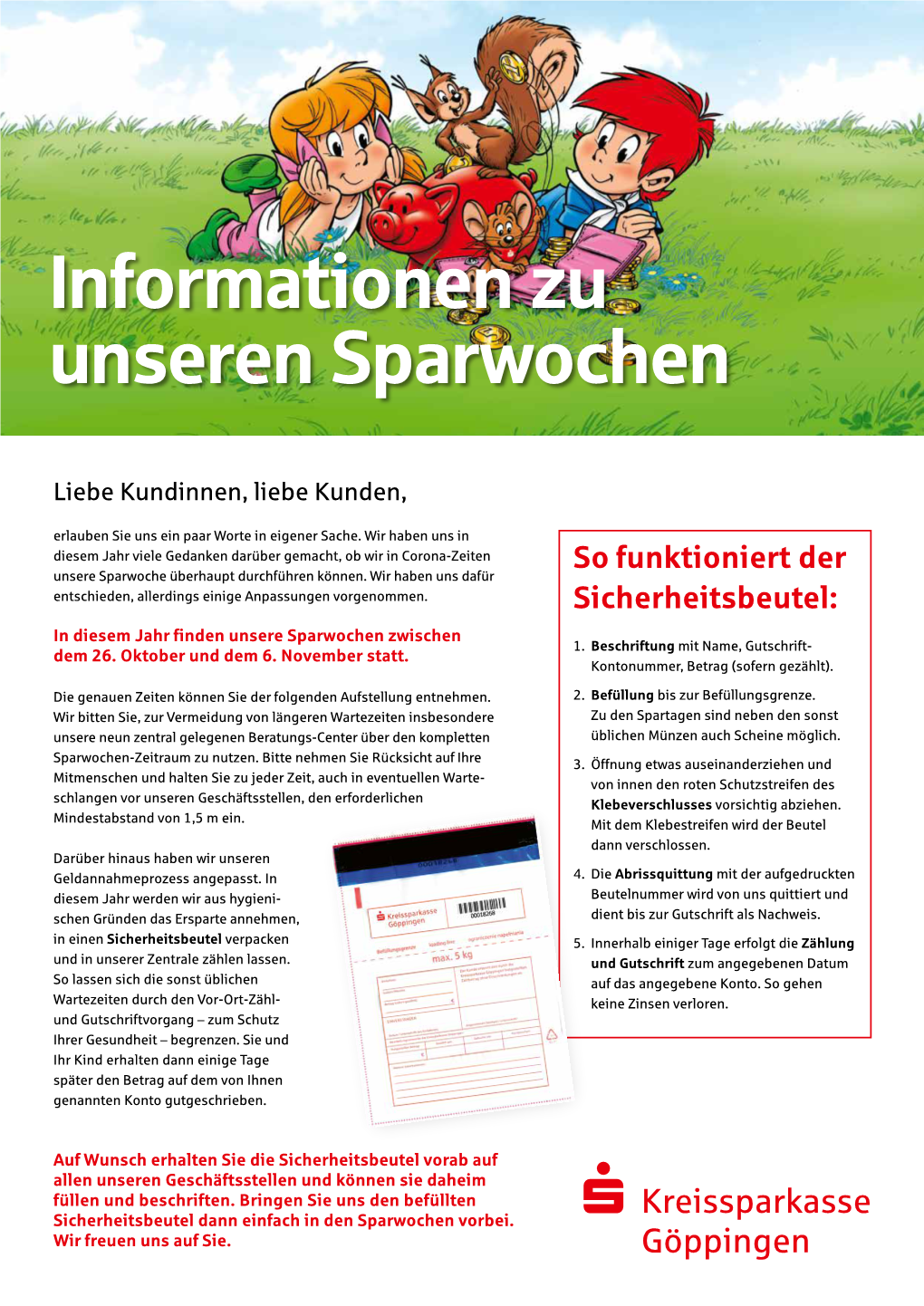 Informationen Zu Unseren Sparwochen