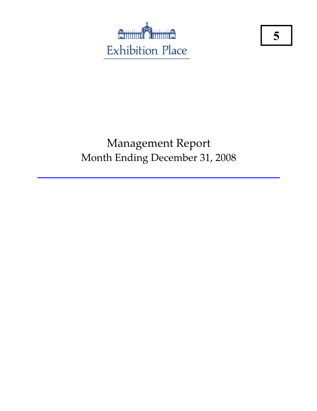 EP Management Report