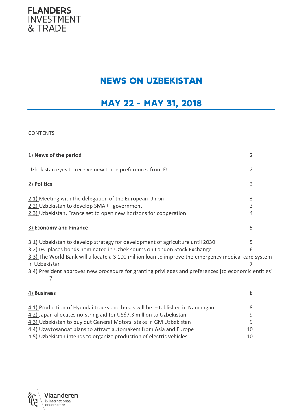 News Uzbekistan Pagina 2 Van 12 Direction of the Development of the TRACECA Transport Corridor and Eliminate Its Technological Shortcomings